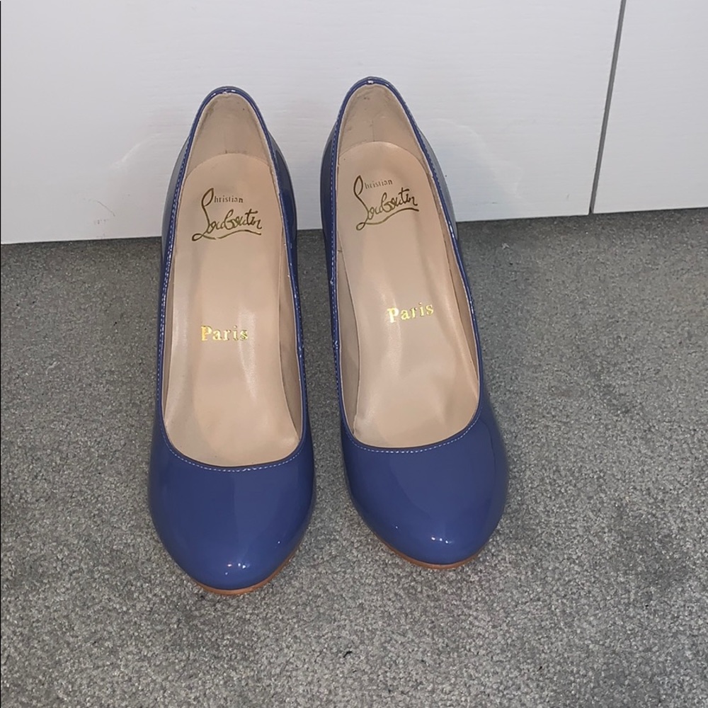 Louboutin periwinkle heels